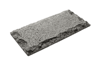 Темно-серая Гранитная плитка Dark Grey, Mushroom под скалу колотая купить в  Севастополе