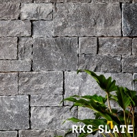 Облицовочный камень RKS SLATE Midnight Black Castle